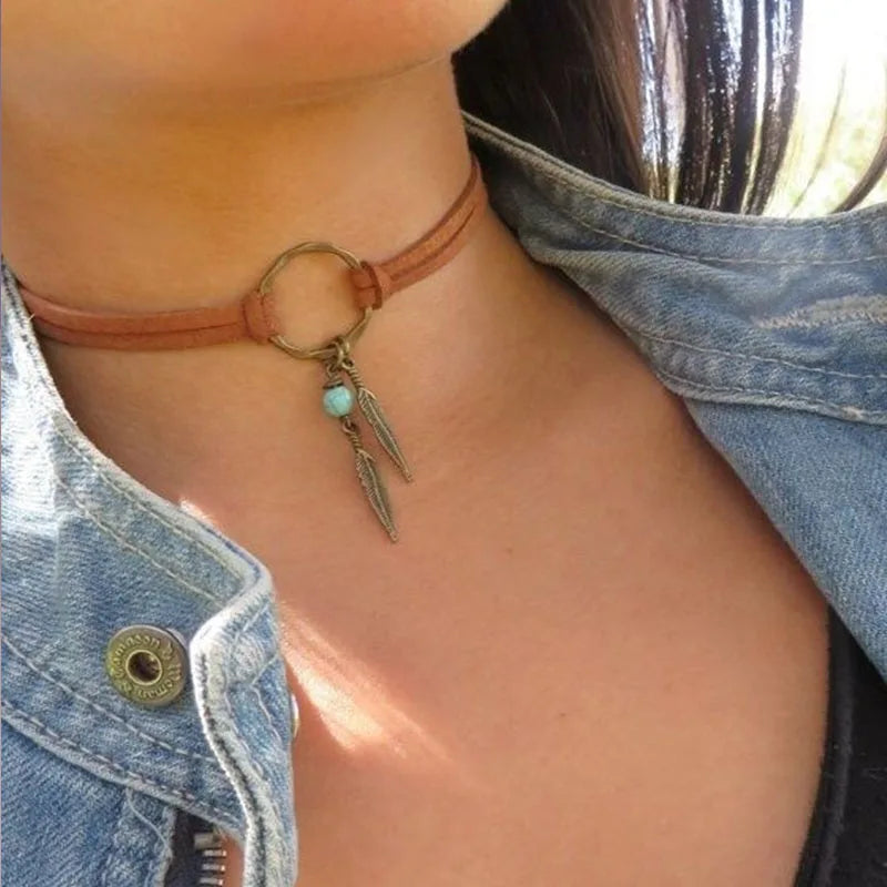 Moon Gothic Chains O Ring Choker Gothic  Moon Necklace, Moon Choker