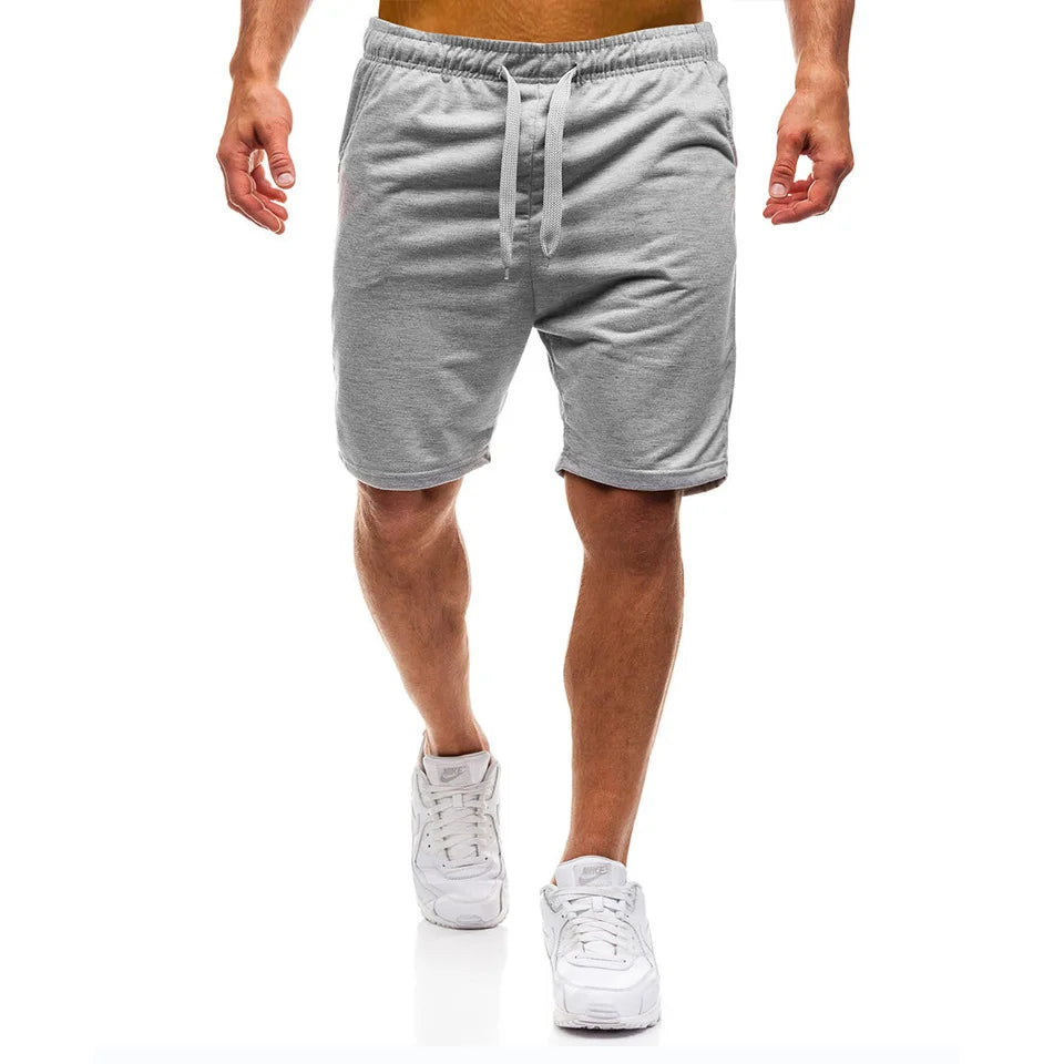 2025 New Men's Shorts Solid Color Casual Shorts Loose Beach Shorts Camisa Masculina Shorts Streetwear Trendy Pantalones Cortos