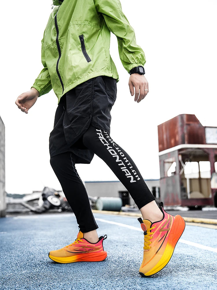 2025 new men's and women's running shoes breathable leisure sports shoes non-slip cushioning comfortable tennis shoes male 36-45