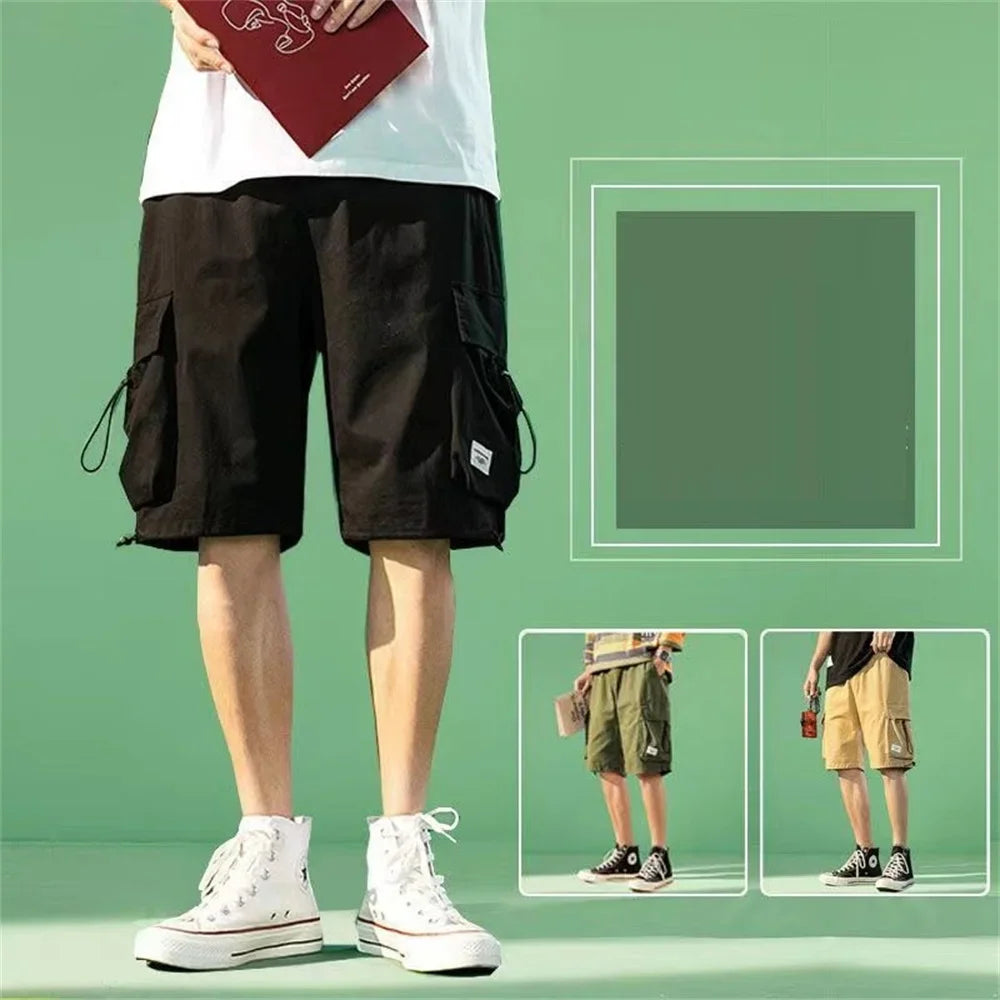 Cargo Shorts Clothing Summer Casual Breeches Bermuda Fashion Los Cortos Cargo Short Men New Spring Men Cotton Beach Pants