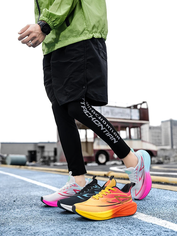 2025 new men's and women's running shoes breathable leisure sports shoes non-slip cushioning comfortable tennis shoes male 36-45