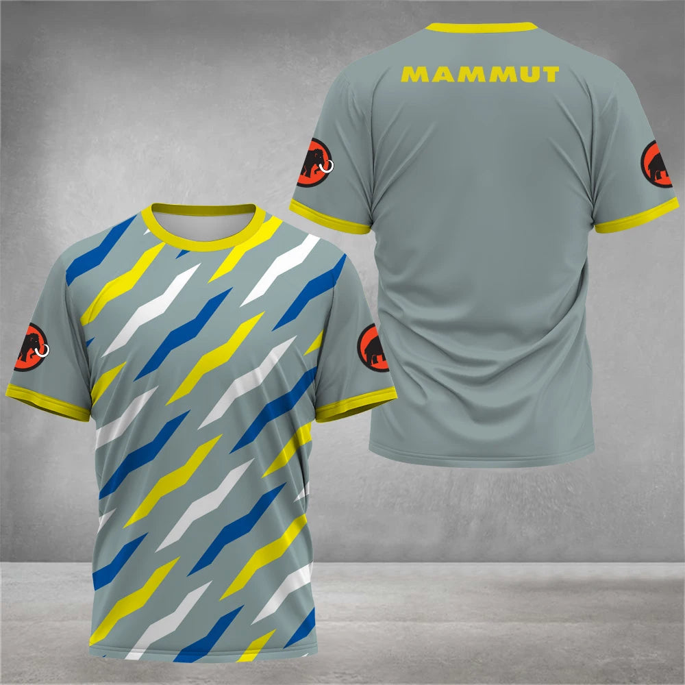 Camiseta de manga corta a la moda para hombre,ropa de verano cómoda y transpirable con estampado 3D,