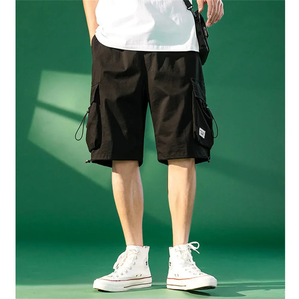 Cargo Shorts Clothing Summer Casual Breeches Bermuda Fashion Los Cortos Cargo Short Men New Spring Men Cotton Beach Pants