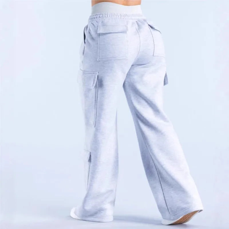 2026 Casual Pants Pantalones Simple Style Straight Pant Trouser Commuting Sports Trendy Solid Color All-match Women's Clothing
