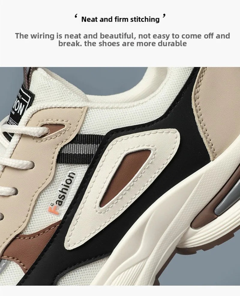 2026 Trendy Sneakers for Men Shoes Summer Outdoor Wear-Resistant Casual Sports Skateboard Shoes Fashion Breathable Shoes