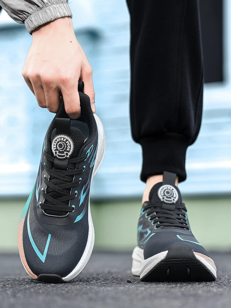 2025 new men's and women's running shoes breathable leisure sports shoes non-slip cushioning comfortable tennis shoes male 36-45