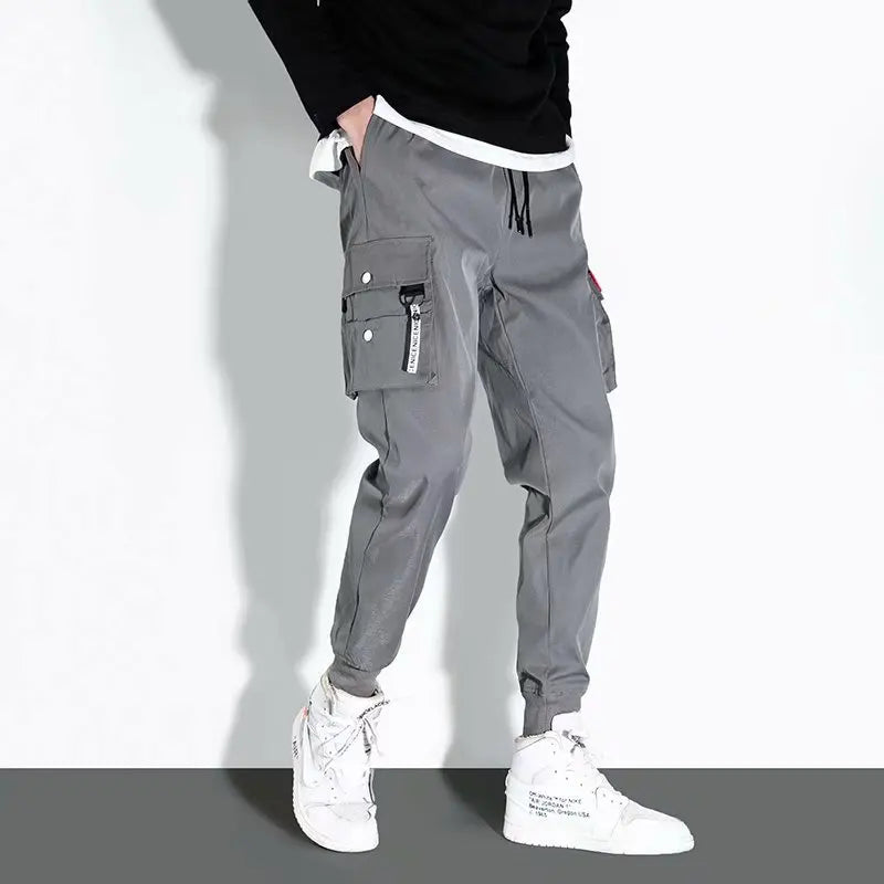2025 New men work pants, tactical pants, workwear, multi pocket casual training pants, jogging and hiking casual pants