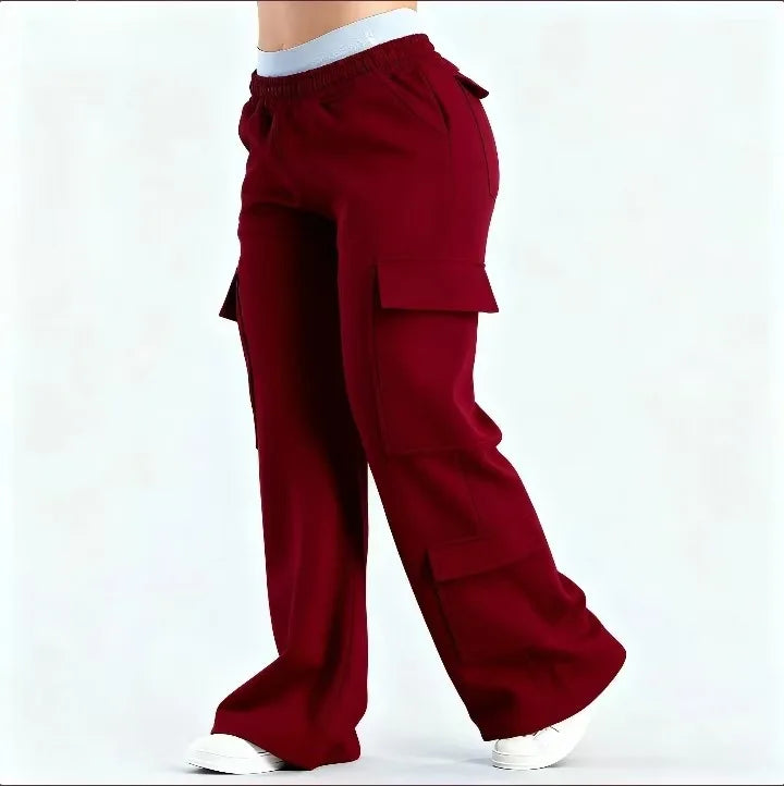 2026 Casual Pants Pantalones Simple Style Straight Pant Trouser Commuting Sports Trendy Solid Color All-match Women's Clothing