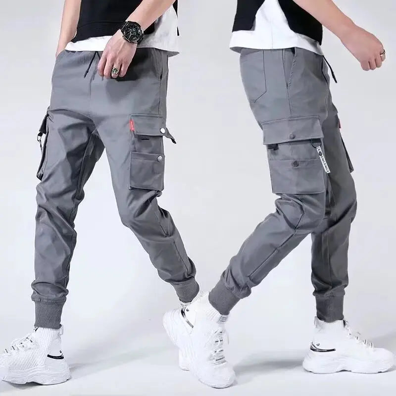 2025 New men work pants, tactical pants, workwear, multi pocket casual training pants, jogging and hiking casual pants