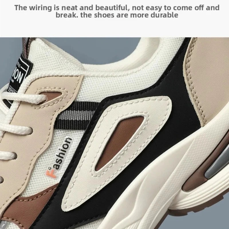 2026 Trendy Sneakers for Men Shoes Summer Outdoor Wear-Resistant Casual Sports Skateboard Shoes Fashion Breathable Shoes