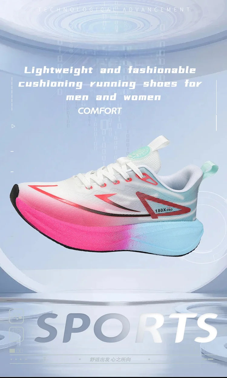 2025 new men's and women's running shoes breathable leisure sports shoes non-slip cushioning comfortable tennis shoes male 36-45