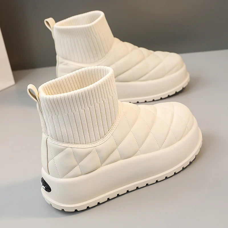 2025 winter shoes, thickened version, plush shoes, anti-slip and wear-resistant.