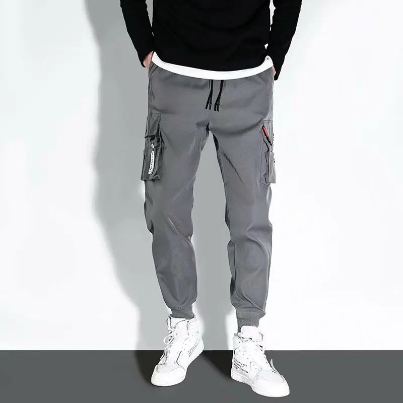 2025 New men work pants, tactical pants, workwear, multi pocket casual training pants, jogging and hiking casual pants