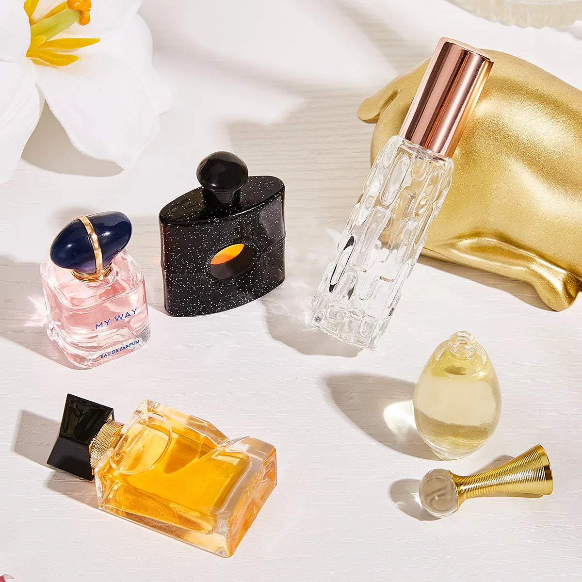 7.5ml*8pcs Women Perfume Men Pheromones Fragrance Long Lasting Woody Floral Cologne Compact Portable Perfumes Luxury Gift Set