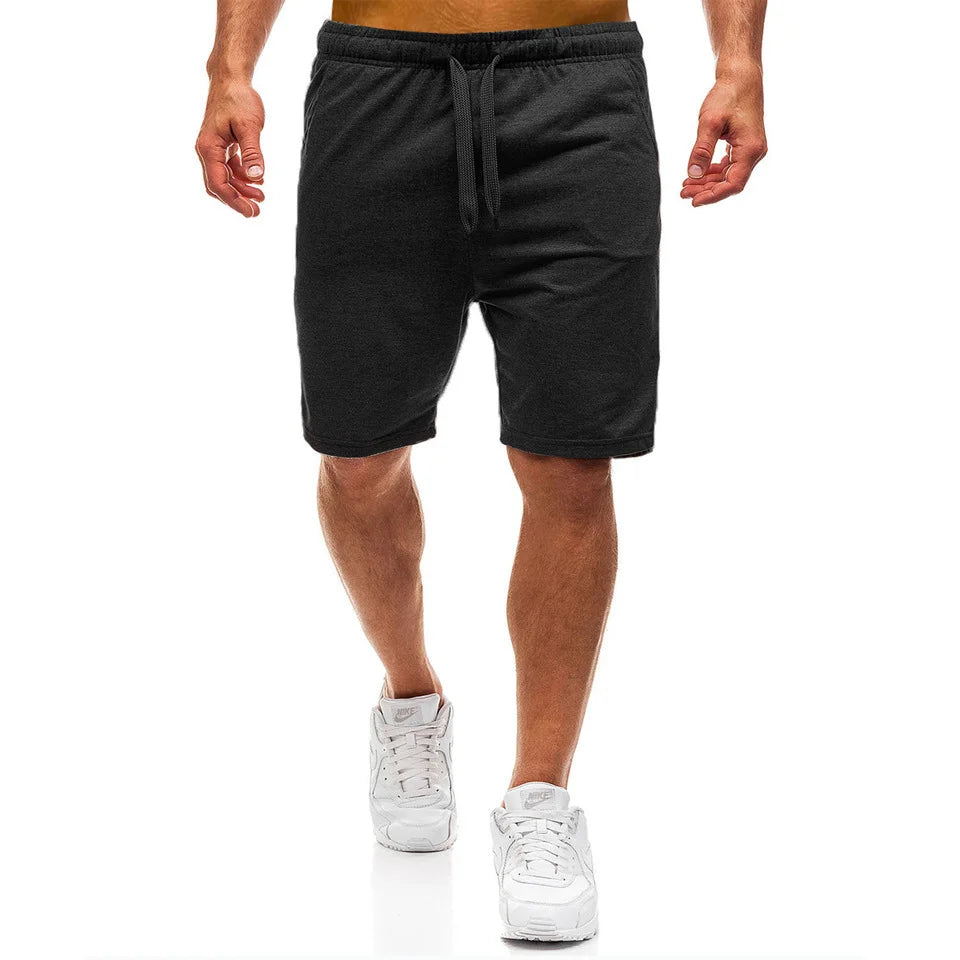 2025 New Men's Shorts Solid Color Casual Shorts Loose Beach Shorts Camisa Masculina Shorts Streetwear Trendy Pantalones Cortos