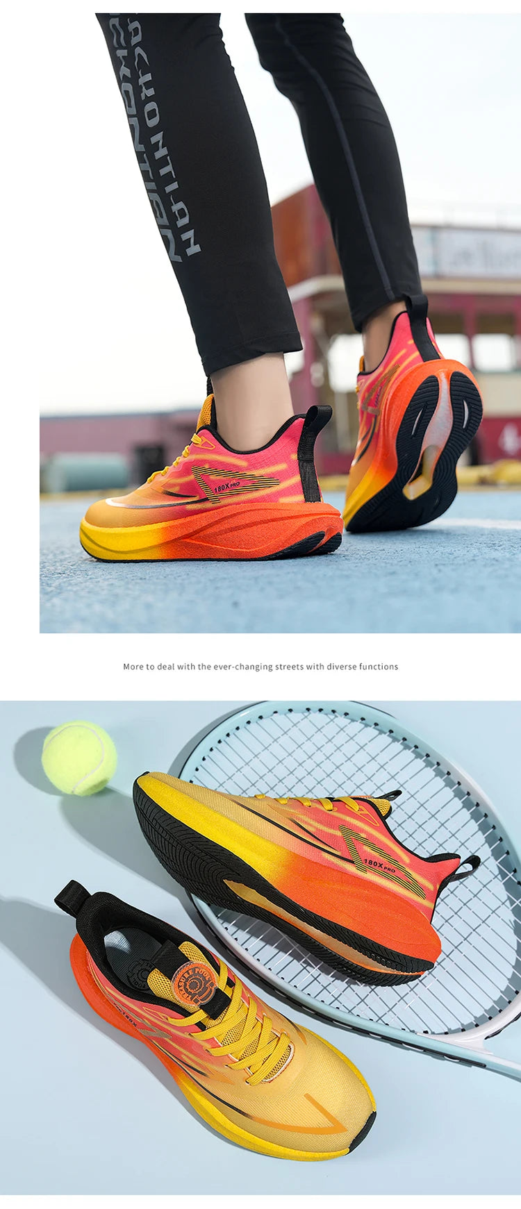 2025 new men's and women's running shoes breathable leisure sports shoes non-slip cushioning comfortable tennis shoes male 36-45