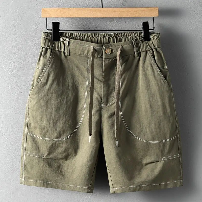 Cotton Shorts Men Casual Versatile Five-point Trendy Loose Pants in Summer