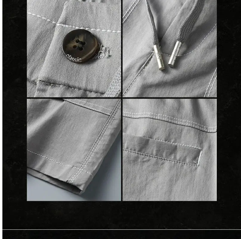 Cotton Shorts Men Casual Versatile Five-point Trendy Loose Pants in Summer