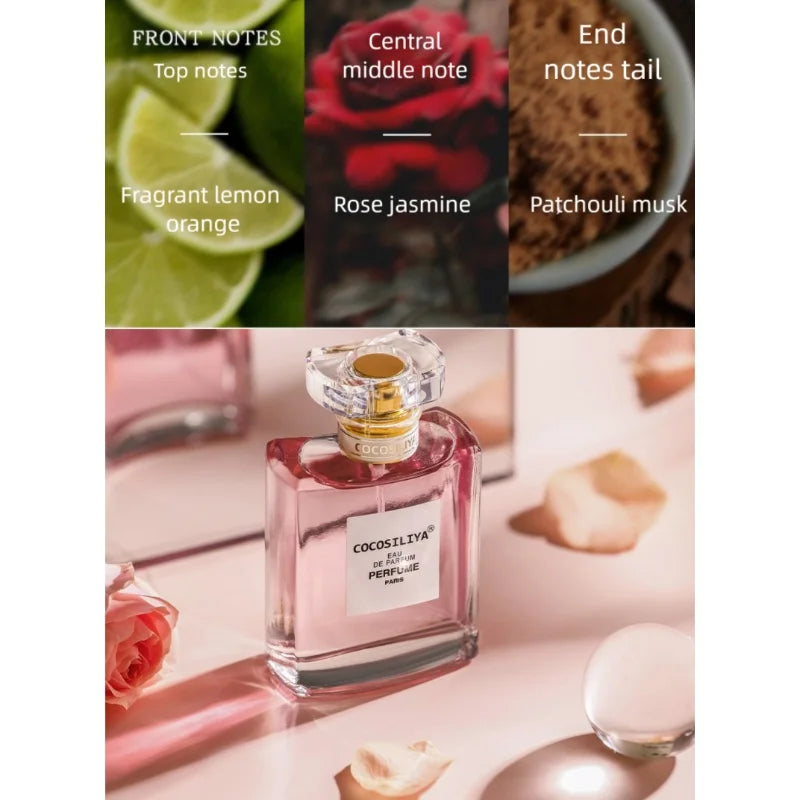 50ml Perfume For Women 50ML Perfume Long-Lasting Fragrance Light Fresh Scent Fragrance Unique Niche Everyday Elegance Perfume