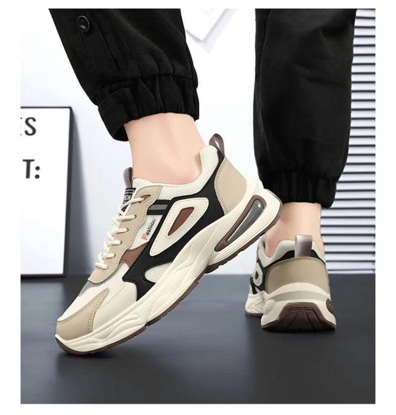 2026 Trendy Sneakers for Men Shoes Summer Outdoor Wear-Resistant Casual Sports Skateboard Shoes Fashion Breathable Shoes