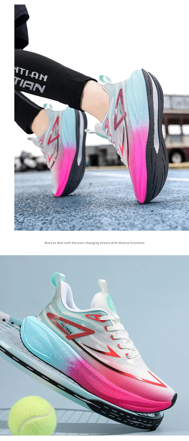 2025 new men's and women's running shoes breathable leisure sports shoes non-slip cushioning comfortable tennis shoes male 36-45