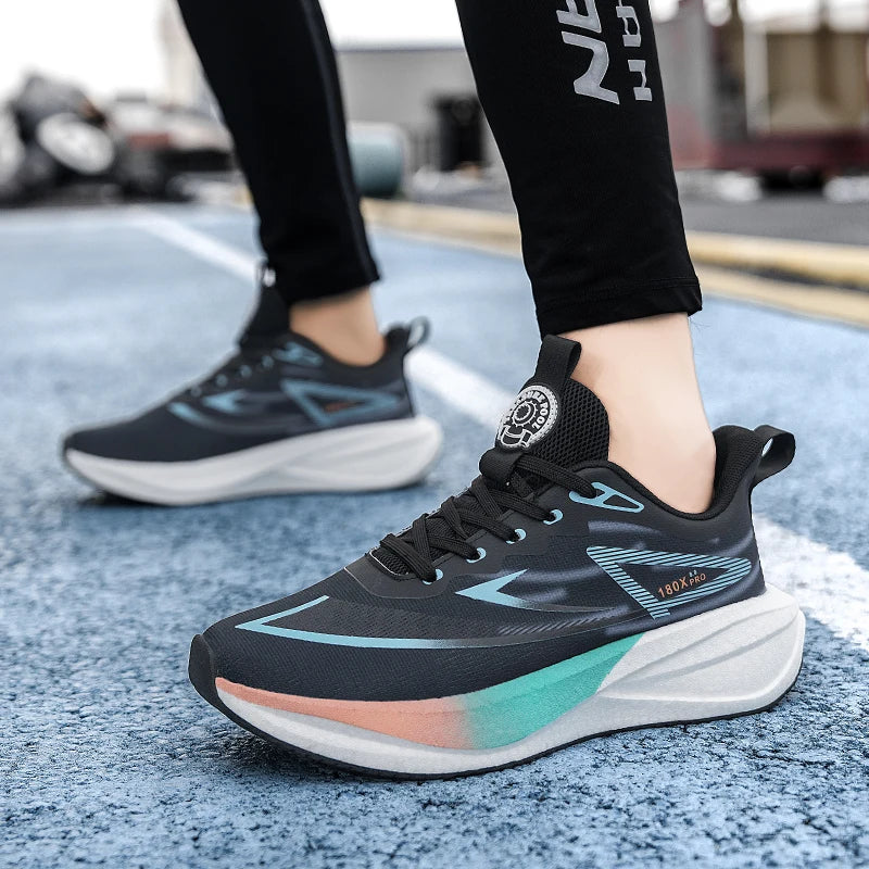 2025 new men's and women's running shoes breathable leisure sports shoes non-slip cushioning comfortable tennis shoes male 36-45