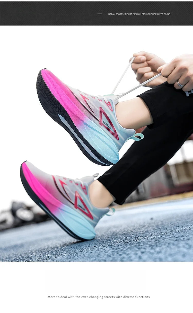 2025 new men's and women's running shoes breathable leisure sports shoes non-slip cushioning comfortable tennis shoes male 36-45