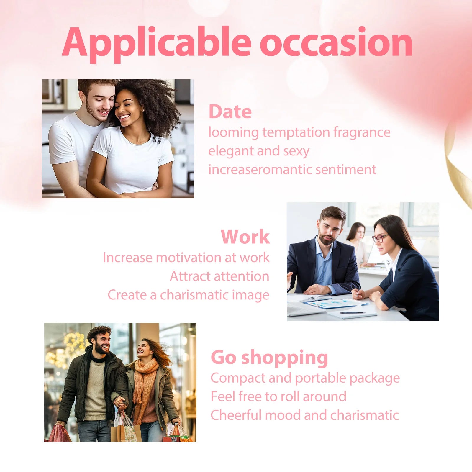 20ml Pheromone Perfumes Essential Oils Pheromone Perfume Women Oil Roll On Perfume Gifts Skincare