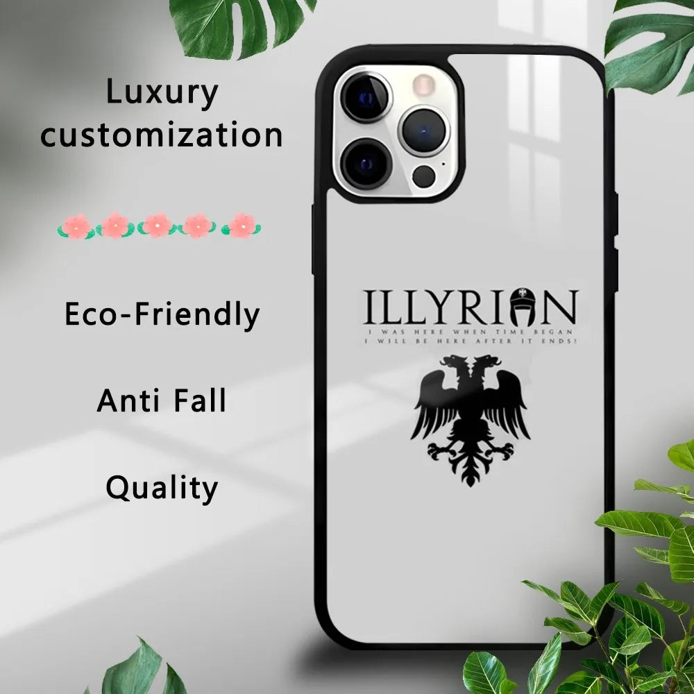 Albania flag Phone Case For iPhone 16 15 14 13 12 11 Pro Xs Max Mini Plus Celulares Hard Funda