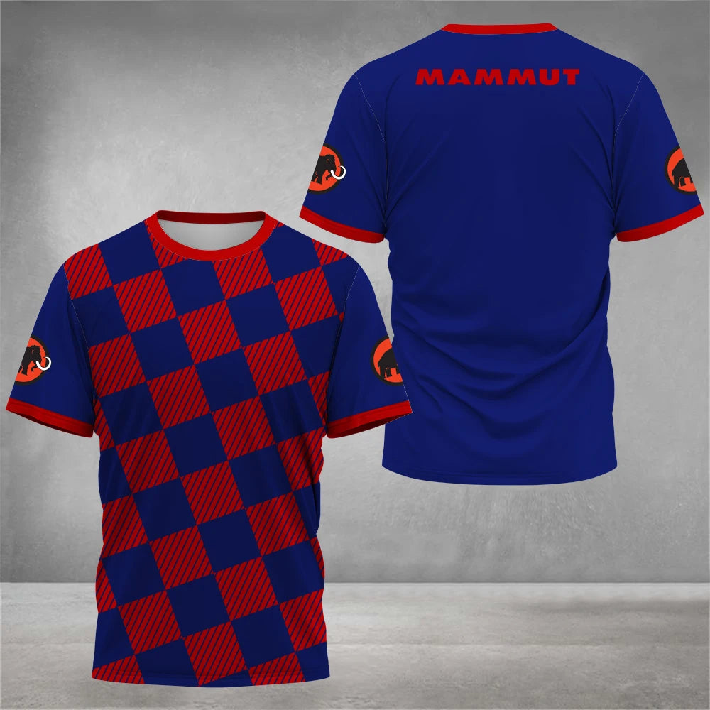 Camiseta de manga corta a la moda para hombre,ropa de verano cómoda y transpirable con estampado 3D,