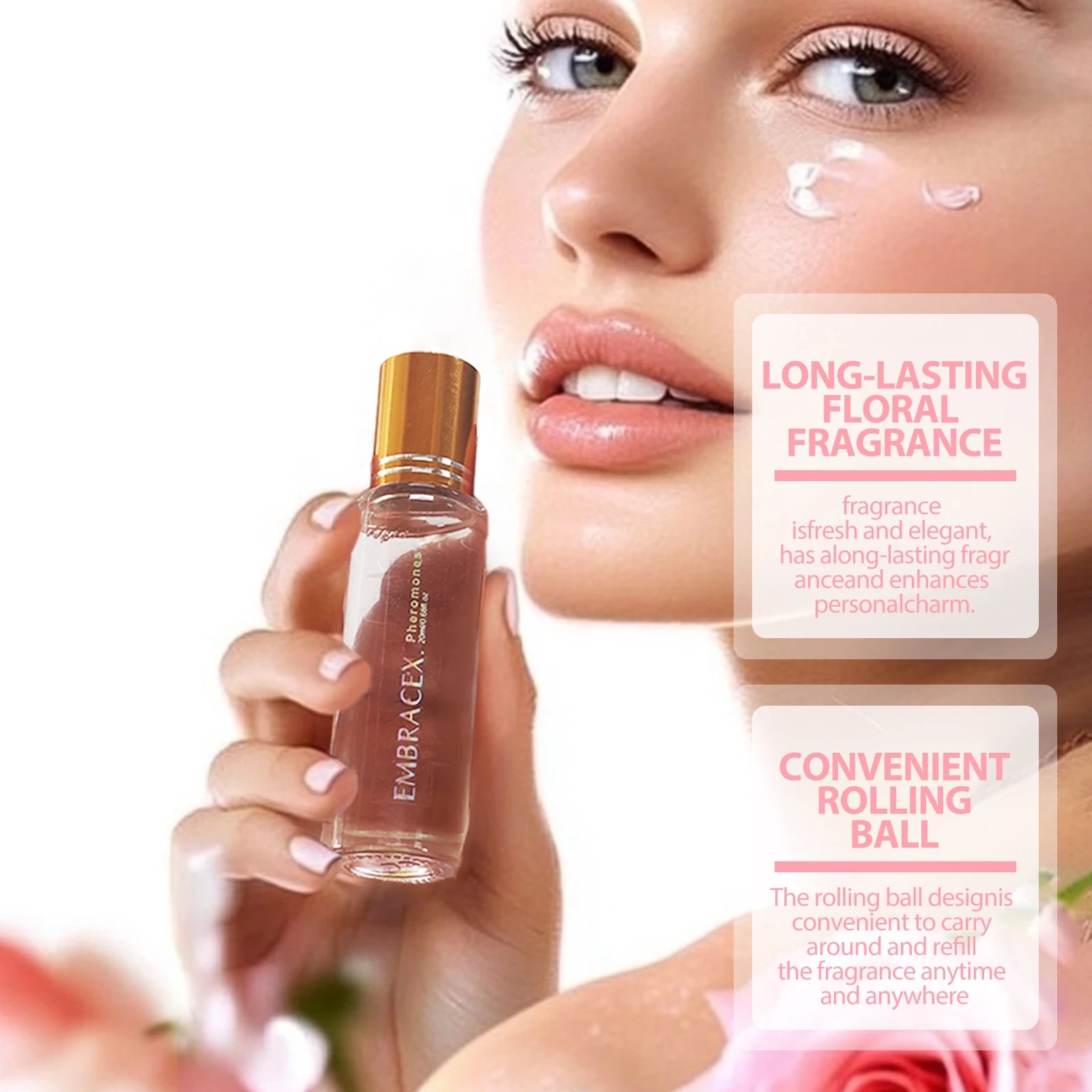 20ml Pheromone Perfumes Essential Oils Pheromone Perfume Women Oil Roll On Perfume Gifts Skincare