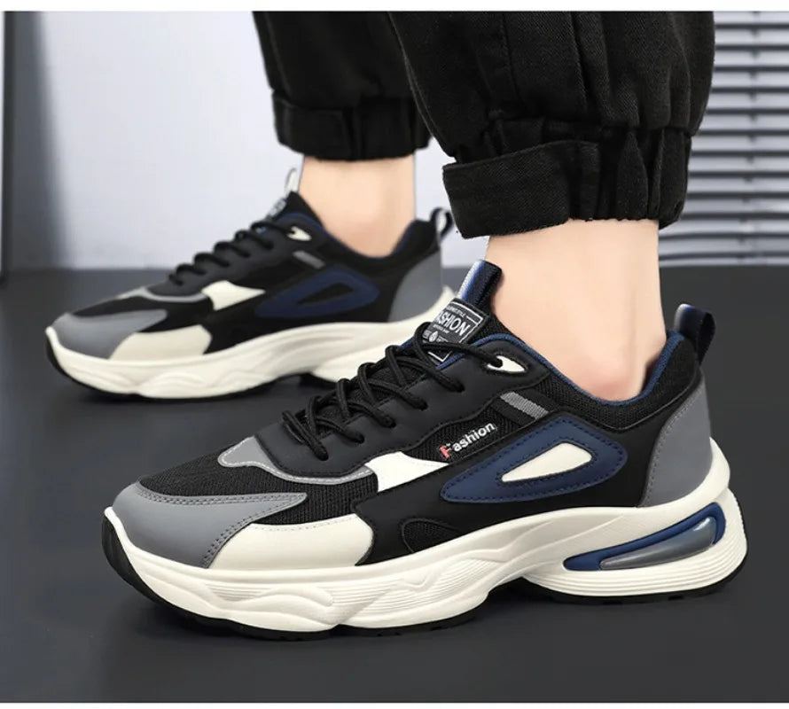 2026 Trendy Sneakers for Men Shoes Summer Outdoor Wear-Resistant Casual Sports Skateboard Shoes Fashion Breathable Shoes